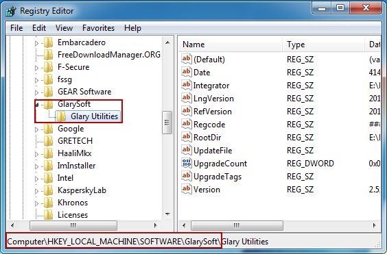 uninstall_Glary_Utilities_registry