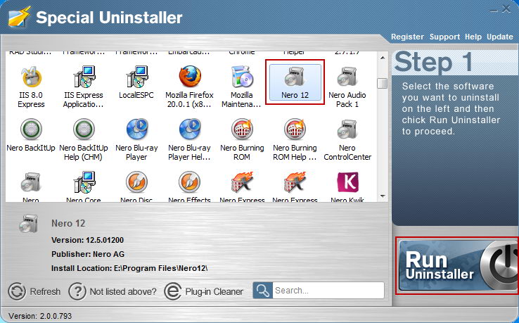 uninstall_Nero12_with_Special_Uninstaller1