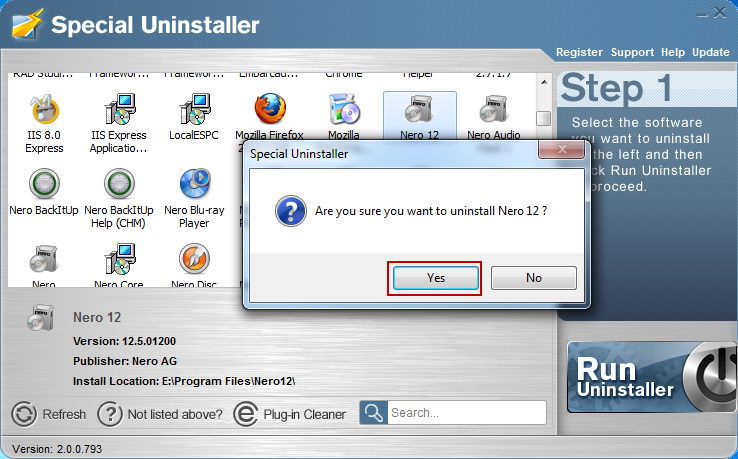 uninstall_Nero12_with_Special_Uninstaller2