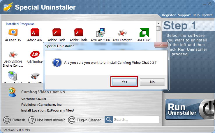 uninstall_Camfrog_with_Special_Uninstaller2