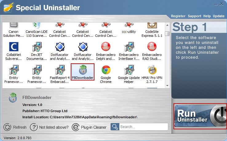 uninstall_FBDownloader_with_Special_Uninstaller1