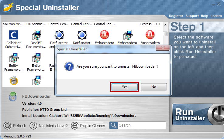 uninstall_FBDownloader_with_Special_Uninstaller2