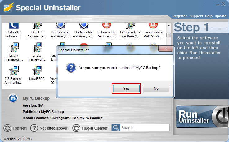 uninstall_MyPCBackup_with_Special_Uninstaller2