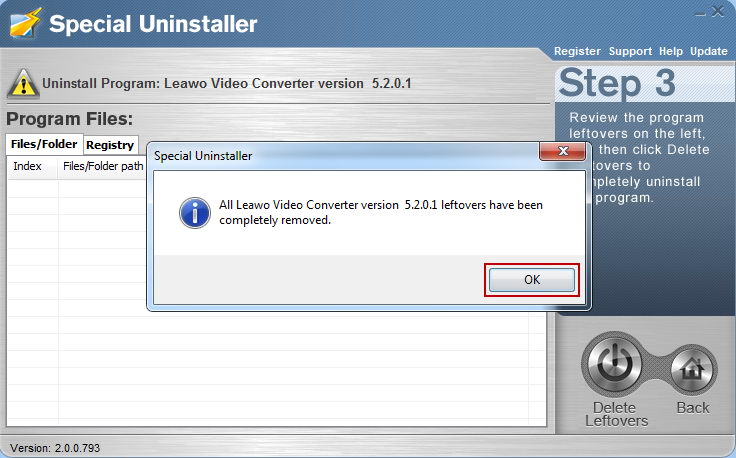 uninstall_Leawo_AVI_Converter_with_Special_Uninstaller5