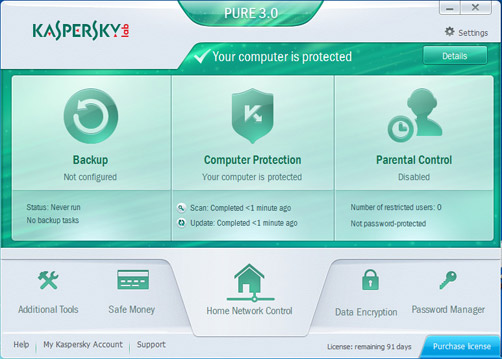 Kaspersky PURE 3.0 Total Security