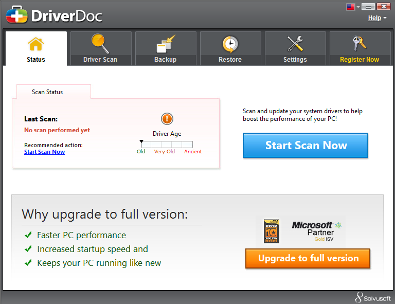 uninstall DriverDoc