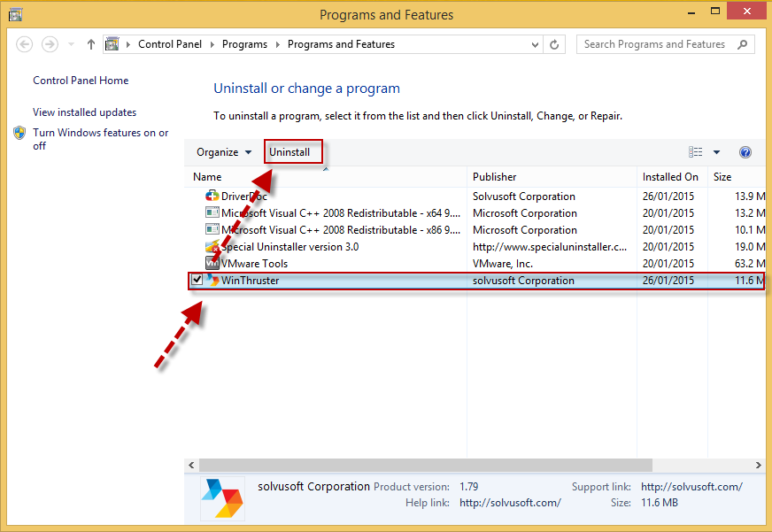 uninstall_Win_Thruster(cp)