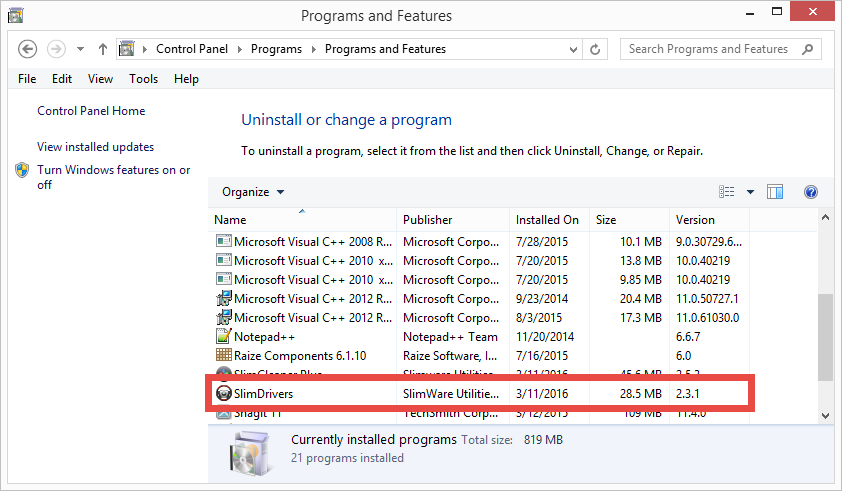 uninstall_slimdrivers_free_3