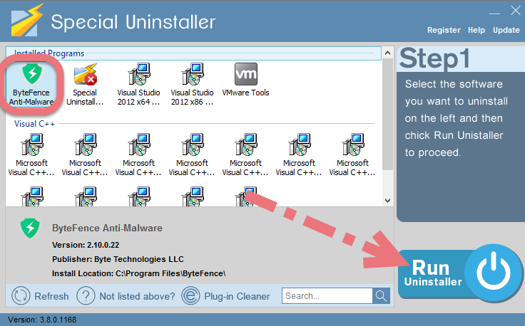 uninstall-bytefence-anti-malware-with-su