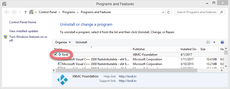 remove-kodi