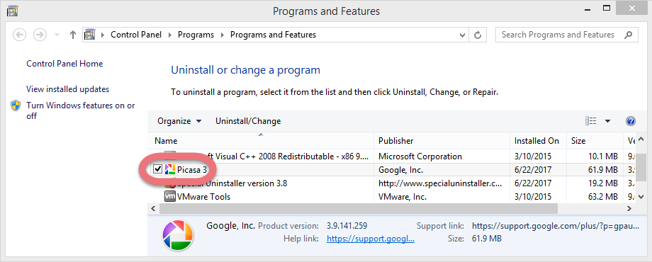 remove-picasa