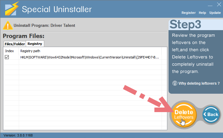 remove-drivertelent-using-su-3