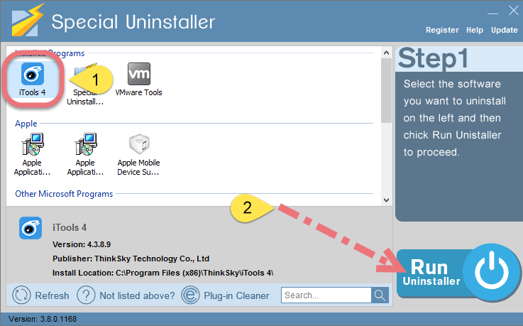 Remove iTools with Special Uninstaller.