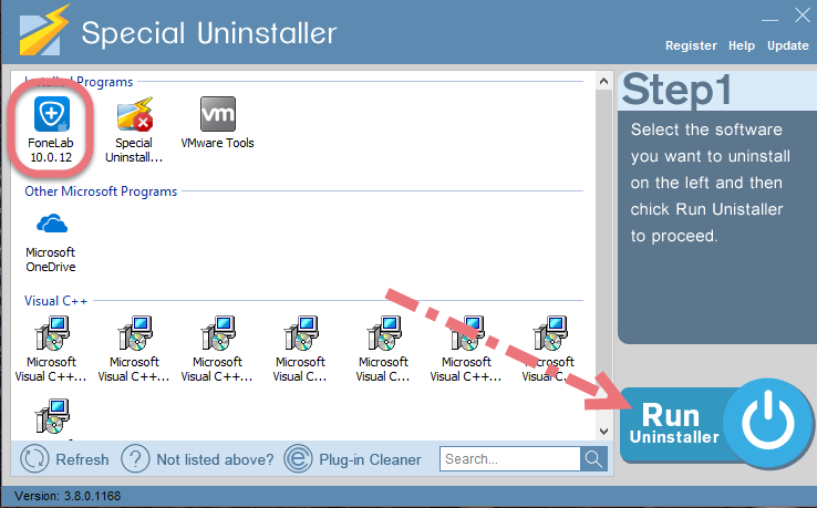 Remove FoneLab using Special Uninstaller. 