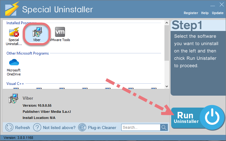 Remove Viber using Special Uninstaller. 