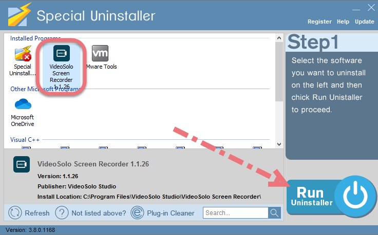 Remove VideoSolo Screen Recorder using Special Uninstaller. 